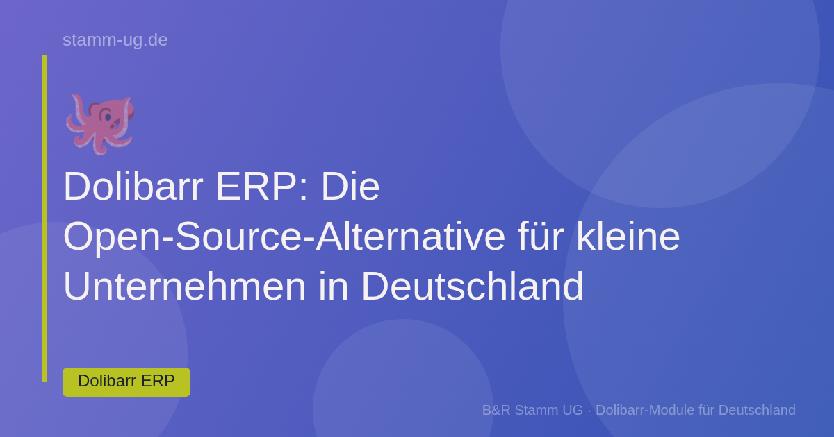 Dolibarr ERP: Die Open-Source-Alternative für kleine Unternehmen in Deutschland